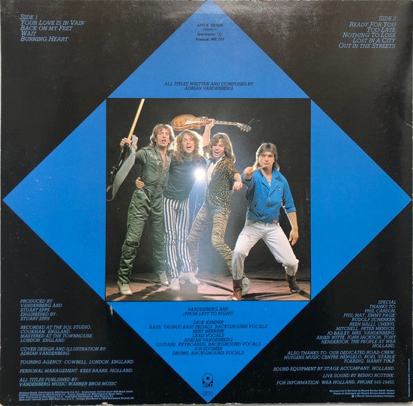 Vandenberg : Vandenberg (LP, Album)