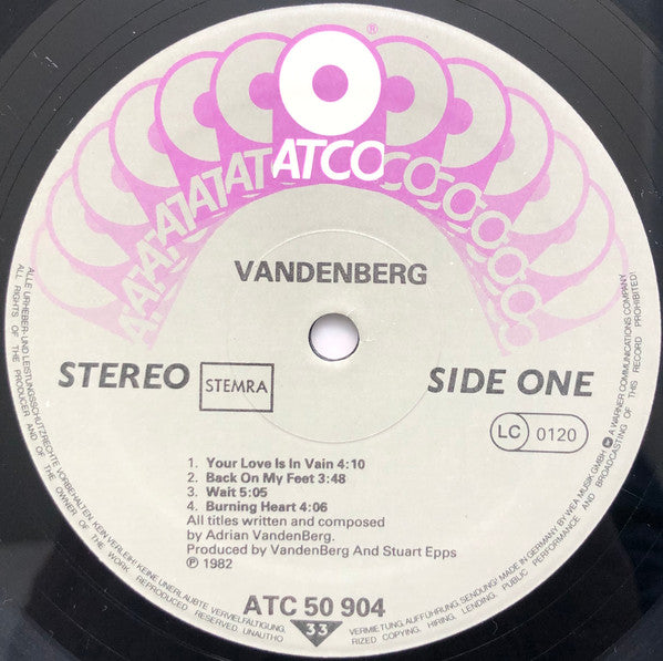 Vandenberg : Vandenberg (LP, Album)