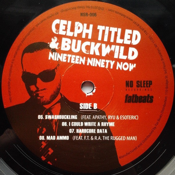 Celph Titled & Buckwild : Nineteen Ninety Now (2xLP, Album)