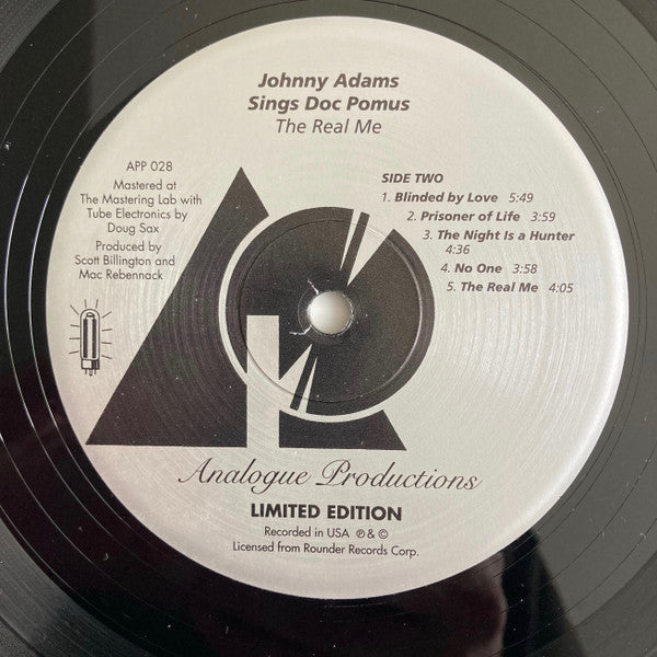 Johnny Adams : Johnny Adams Sings Doc Pomus: The Real Me (LP, Album, Ltd, Num, RE, 180)