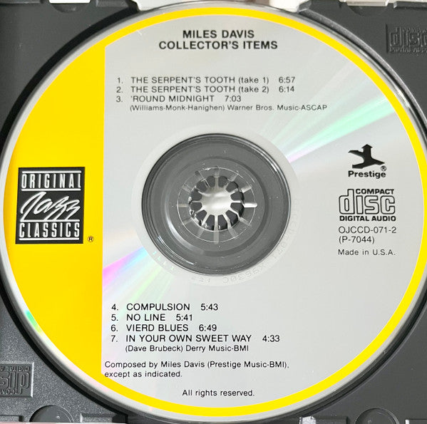 Miles Davis : Collectors' Items (CD, Album, RE, RM, RP)