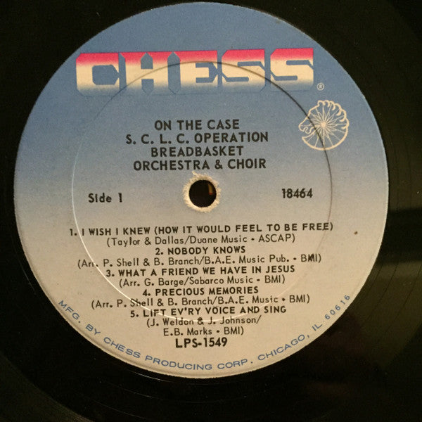 The SCLC Operation Breadbasket Orchestra And Choir* : On The Case (LP, Album)