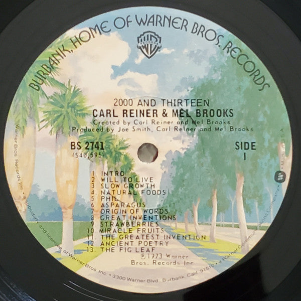 Carl Reiner & Mel Brooks : 2000 And Thirteen (LP, Album)