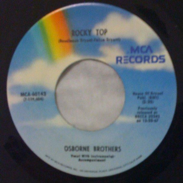 The Osborne Brothers : Rocky Top / Up This Hill And Down (7", RE, Pin)