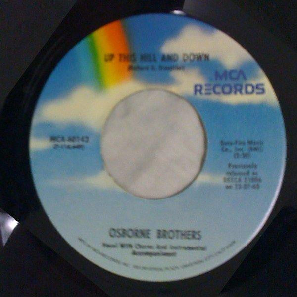 The Osborne Brothers : Rocky Top / Up This Hill And Down (7", RE, Pin)