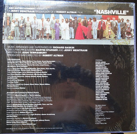 Various : Nashville - Original Motion Picture Soundtrack (LP, Album, Ter)