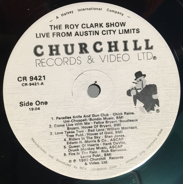 Roy Clark : The Roy Clark Show Live From Austin City Limits (LP, Album, Glo)