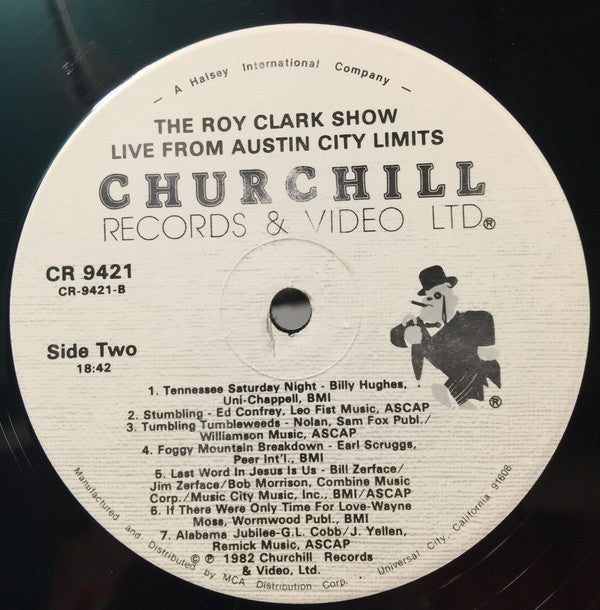 Roy Clark : The Roy Clark Show Live From Austin City Limits (LP, Album, Glo)