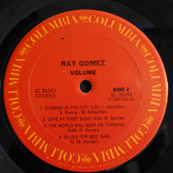 Ray Gomez : Volume (LP, Album, Ter)