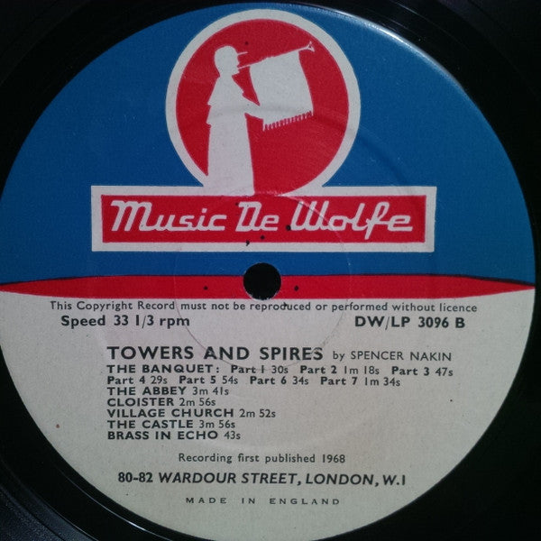 Spencer Nakin : Towers And Spires (LP)