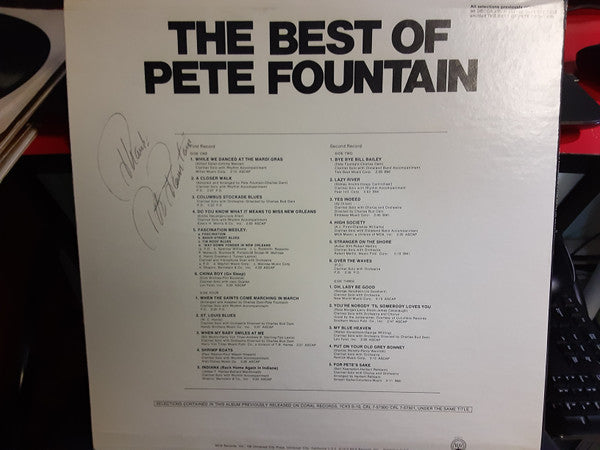 Pete Fountain : The Best Of Pete Fountain (2xLP, Comp, Club)