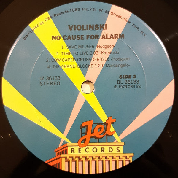 Violinski : No Cause For Alarm (LP, Album)