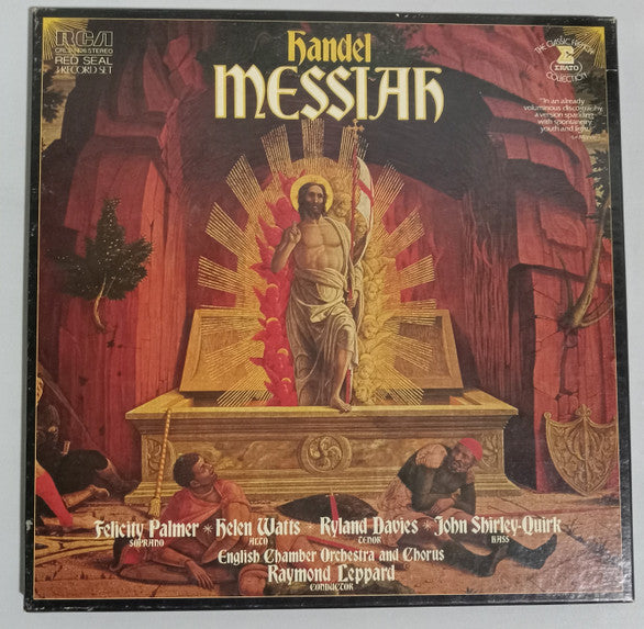 Handel*, Felicity Palmer, Helen Watts, Ryland Davies, John Shirley-Quirk, English Chamber Orchestra And Chorus*, Raymond Leppard : Messiah (3xLP, Album + Box)