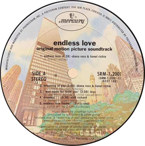 Various : Endless Love Original Motion Picture Soundtrack (LP, Comp, Gat)
