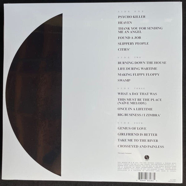 Talking Heads : Stop Making Sense (Music From A Film By Jonathan Demme And Talking Heads) (2xLP, Album, Ltd, RE, RM, S/Edition, PRP)