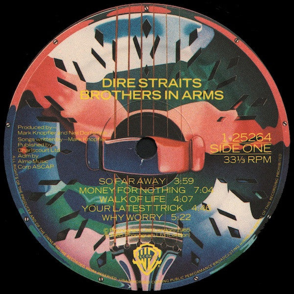 Dire Straits : Brothers In Arms (LP, Album, Ltd, Promo, Qui)