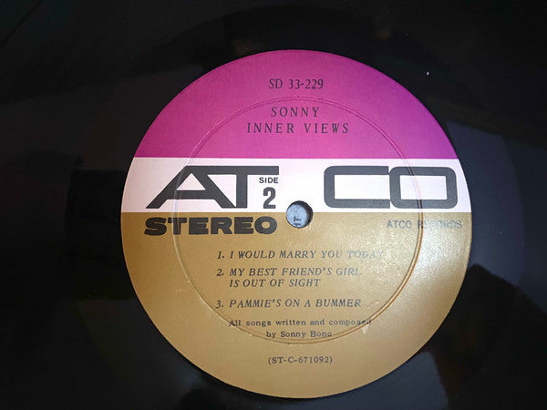 Sonny Bono : Inner Views (LP)