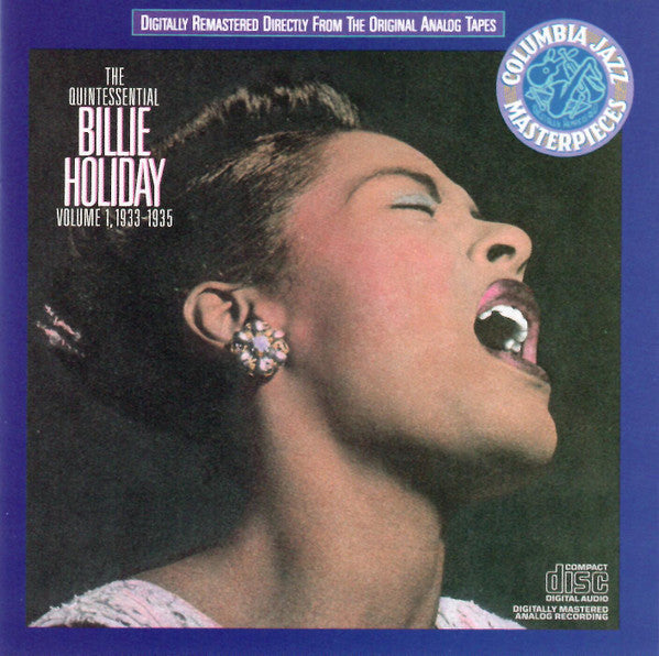 Billie Holiday : The Quintessential Billie Holiday Volume 1, 1933-1935 (CD, Comp, RE, RM)