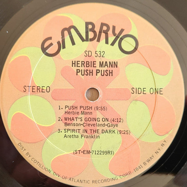 Herbie Mann : Push Push (LP, Album, Phi)