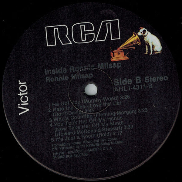 Ronnie Milsap : Inside (LP, Album, Ind)