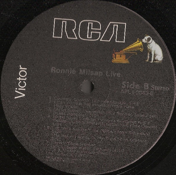 Ronnie Milsap : Live (LP, Album, Ind)