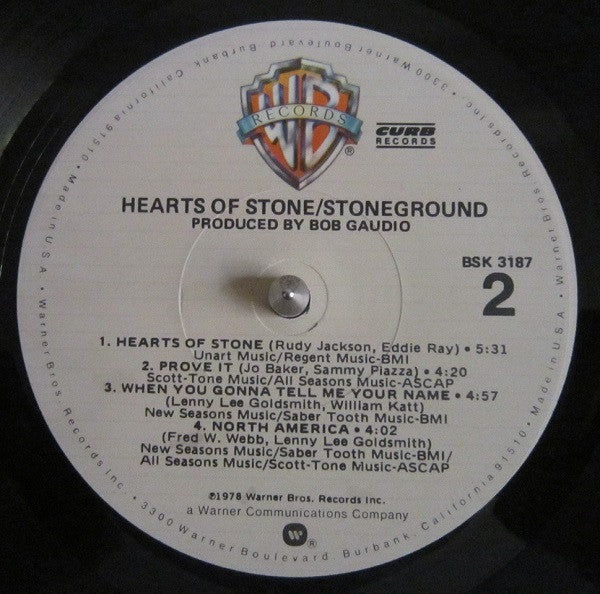 Stoneground : Hearts Of Stone (LP, Album)