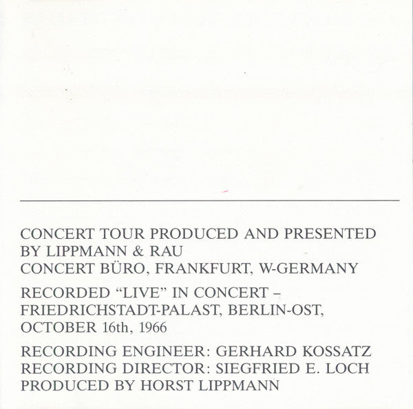 Various : American Folk Blues Festival '66 (CD, Comp)