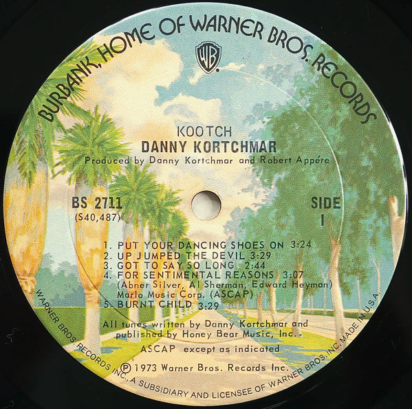 Danny Kortchmar : Kootch (LP, Album, Ter)
