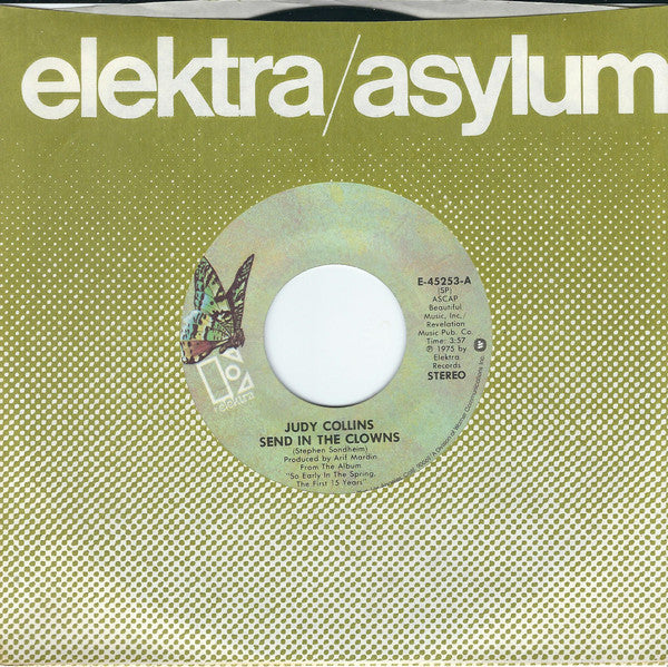 Judy Collins : Send In The Clowns (7", Single, RE, Spe)