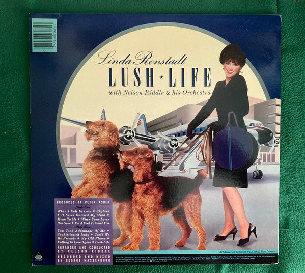 Linda Ronstadt With Nelson Riddle & His Orchestra* : Lush Life (LP, Album, Club, Spe)