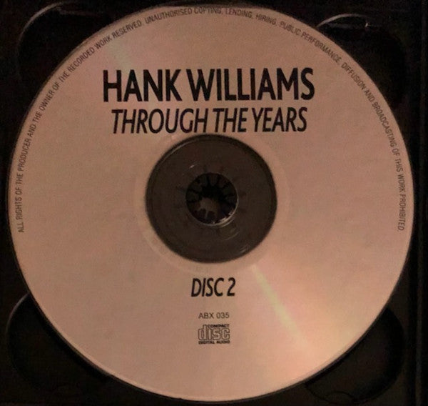 Hank Williams : Through The Years (3xCD, Comp)
