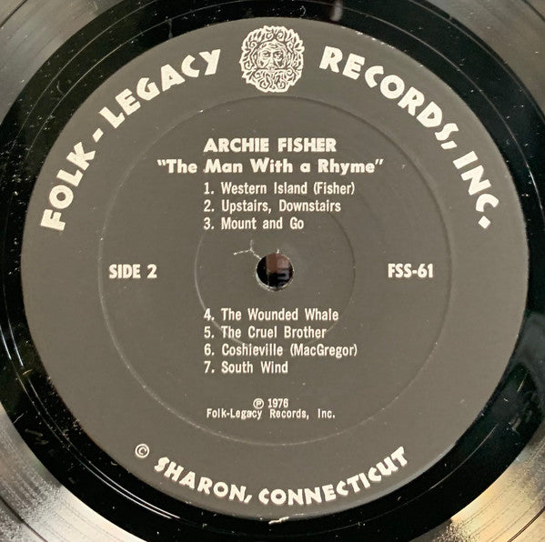 Archie Fisher : The Man With A Rhyme (LP, Album)