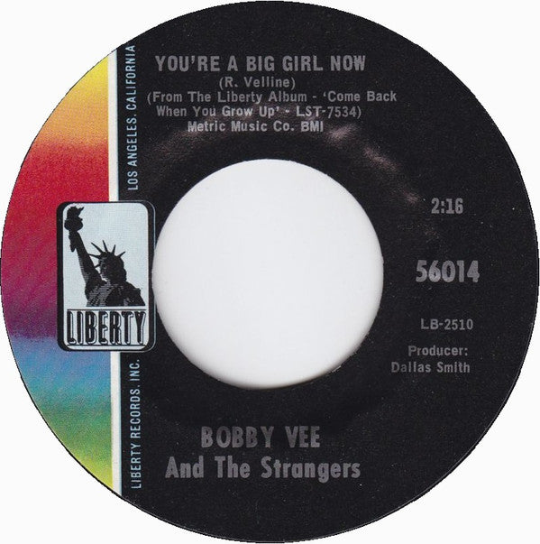 Bobby Vee : Maybe Just Today (7", Single)