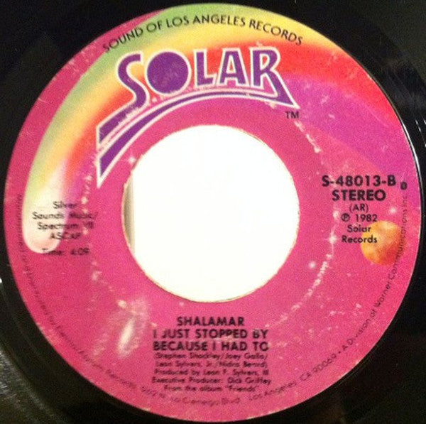 Shalamar : I Can Make You Feel Good (7", Single)