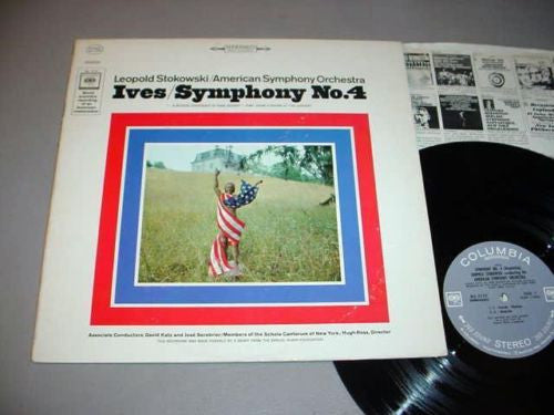 Leopold Stokowski / American Symphony Orchestra* - Ives* : Symphony No. 4 (LP)