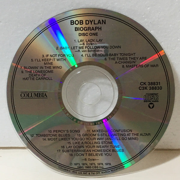 Bob Dylan : Biograph (3xCD, Comp + Box)