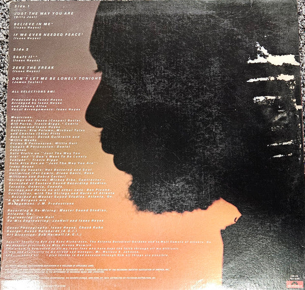 Isaac Hayes : For The Sake Of Love (LP, Album, Pin)