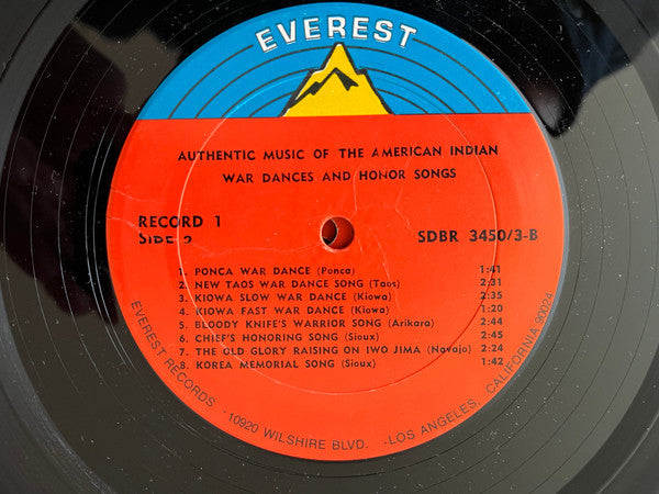 Various : Authentic Music Of The American Indian (3xLP, Album + Box, Album)