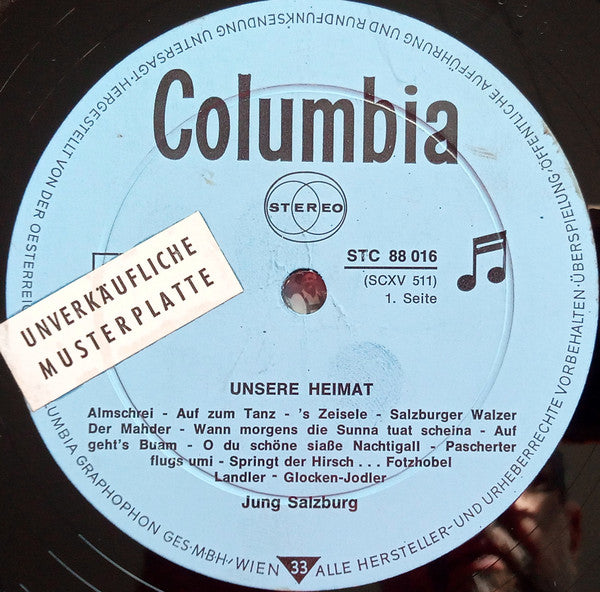 Jung Salzburg* : Unsere Heimat (LP, Album)