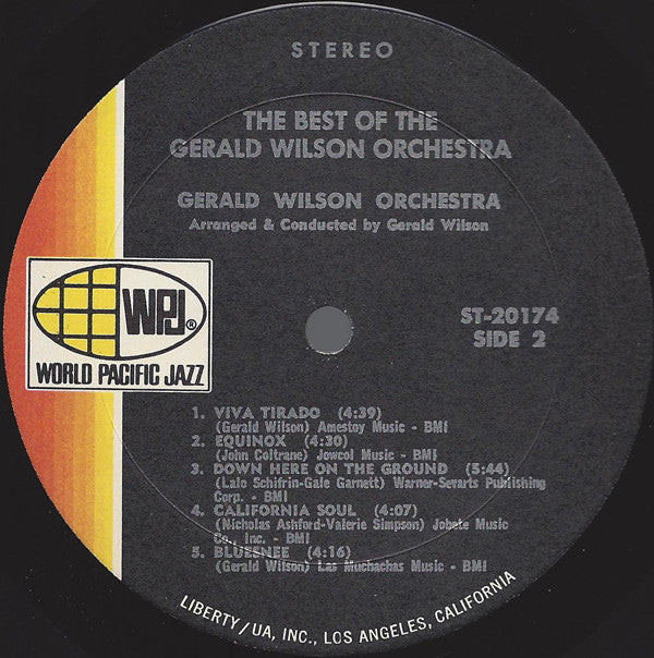 The Gerald Wilson Orchestra* : The Best Of The Gerald Wilson Orchestra (LP, Comp, Club)