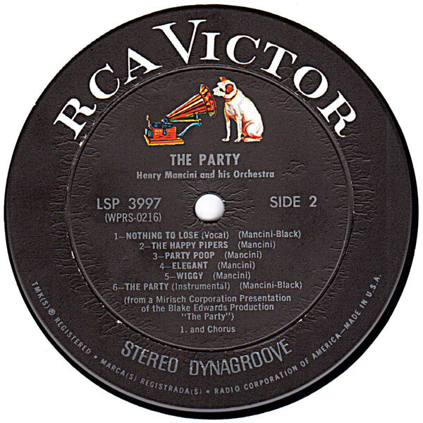 Henry Mancini : The Party (Music From The Film Score) (LP, Album)