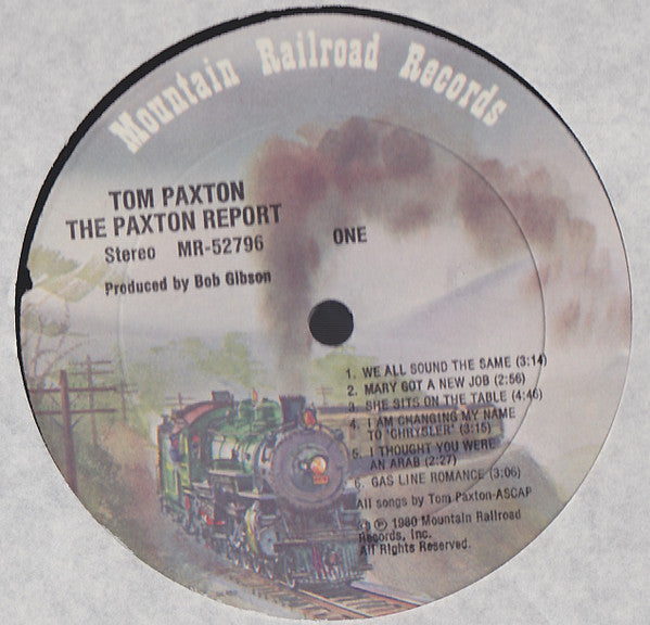 Tom Paxton : The Paxton Report (LP, PRC)