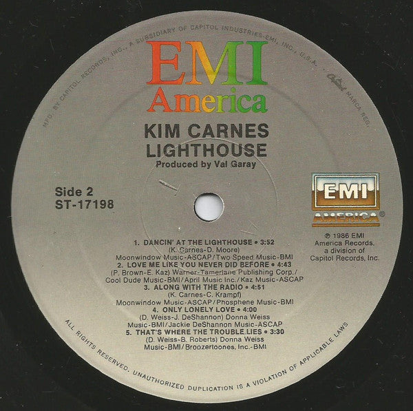 Kim Carnes : Lighthouse (LP, Album)