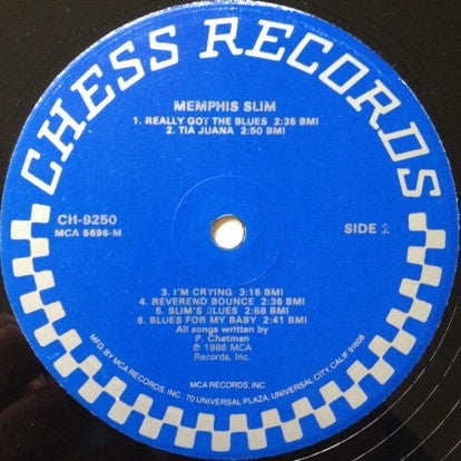 Memphis Slim : Memphis Slim (LP, Album, RE, Glo)