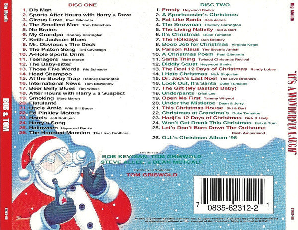 Bob & Tom : It's A Wonderful Laugh (2xCD)