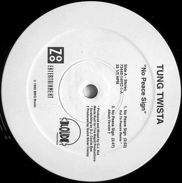 Tung Twista* : No Peace Sign (12")