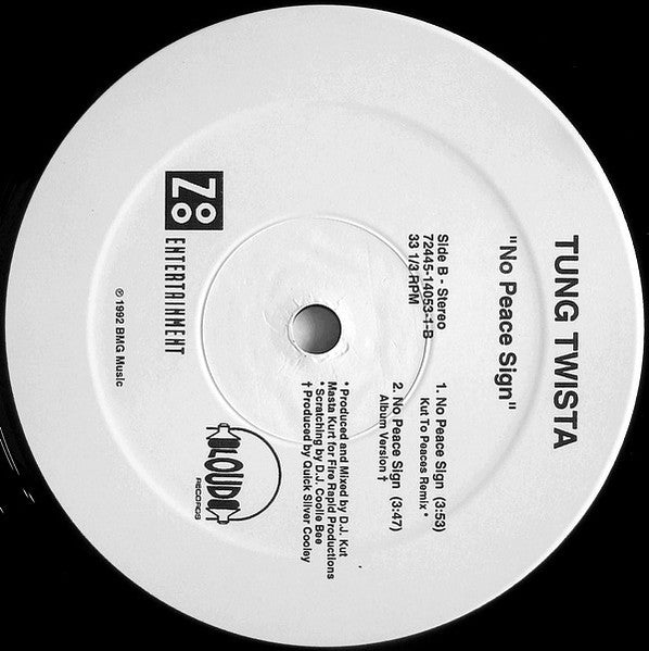 Tung Twista* : No Peace Sign (12")