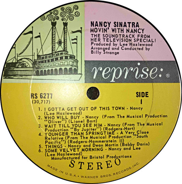 Nancy Sinatra : Movin' With Nancy (LP, Album, Ter)