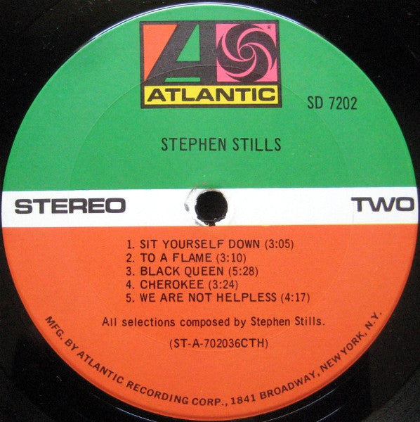 Stephen Stills : Stephen Stills (LP, Album, CTH)
