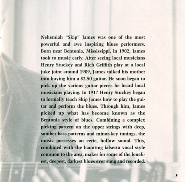 Skip James : Hard Time Killing Floor Blues (CD, RE)